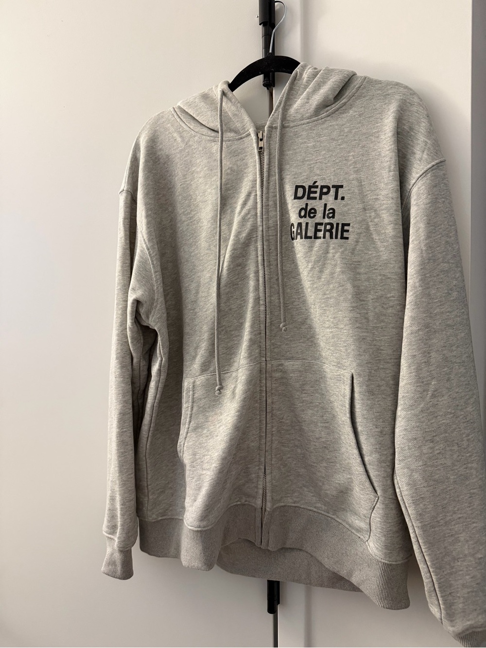 DÉPT. de la GALERIE Grey Zip-Up Hoodie